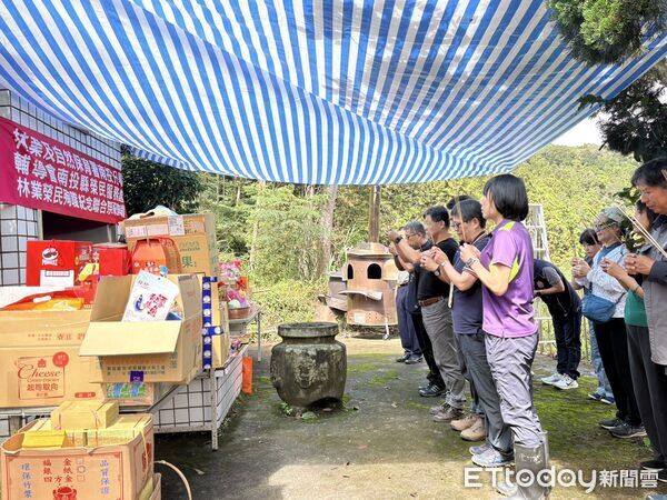 ▲林業保育署南投分署舉辦人倫分站榮民塔秋季祭典。（圖／林業保育署南投分署提供，下同）