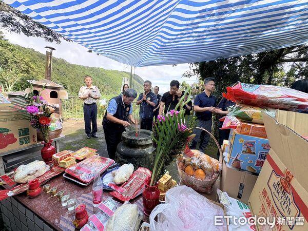▲緬懷林業先賢，舉辦人倫分站榮民塔秋季祭典。（圖／林業保育署南投分署提供）