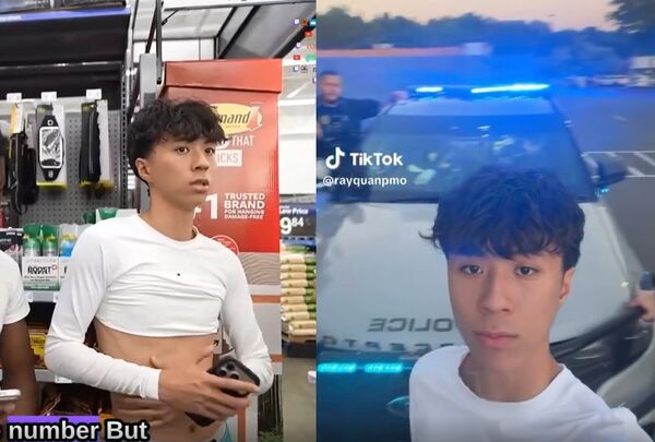▲「台灣最強高中生」Ray在美國沃爾瑪直播遭警方拘留並開立驅逐令，未來若再踏入任何分店恐構成刑事犯罪。（圖／翻攝自Threads）