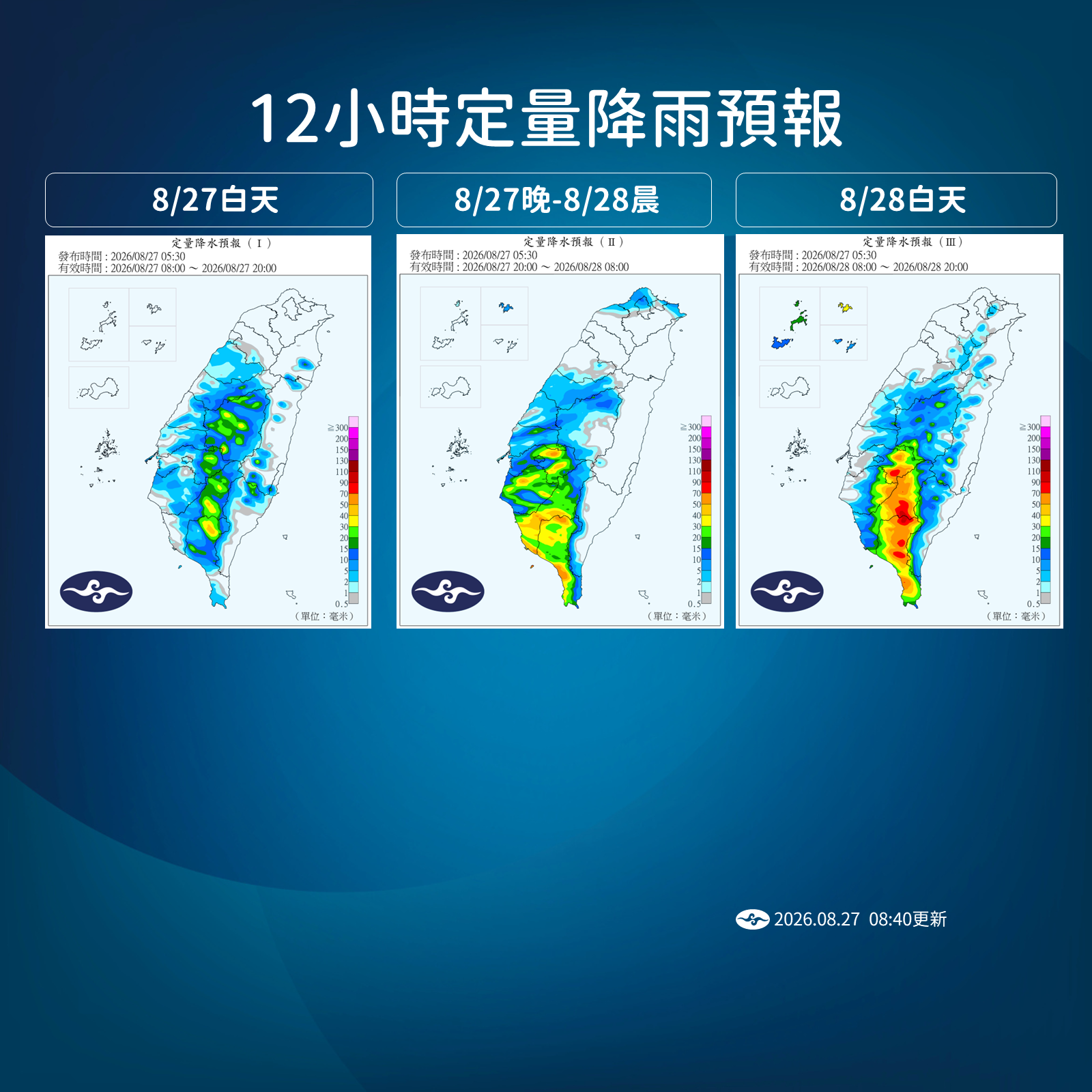 ▲▼未來一周天氣。（圖／氣象署提供）