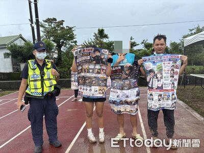 台東大武警走入達仁聯合運動會 宣導交通、網路安全