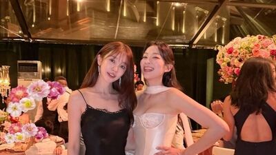 尹恩惠露大腿吃喜酒!緊身高衩裙遭轟搶新娘風采 她反擊打臉一票酸民