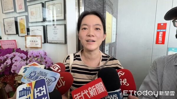 ▲陳幸妤未針對「趙姓骨科醫師準備在台中西屯區開診所」未多作回應。（圖／記者林東良攝）