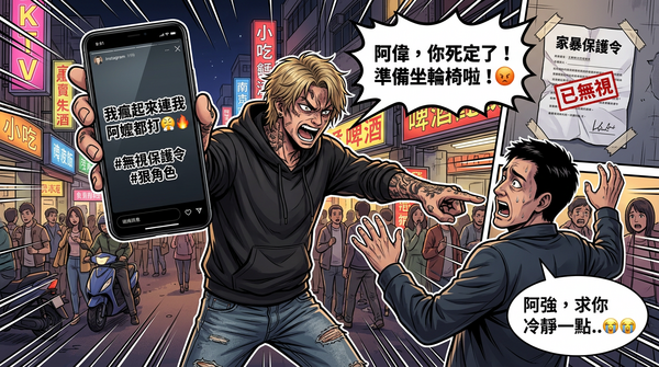 ▲▼嗆打阿嬤             。（AI協作圖／記者陳宏瑞製作，經編輯審核）