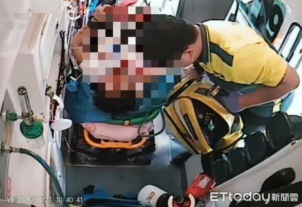▲高鐵新竹站爆墜樓，女子搶救無效亡。（圖／記者楊永盛翻攝）