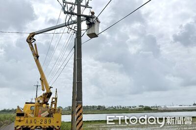沙德爾颱風外圍環流襲台!台電台南區處整備 籲遠離掉落電線