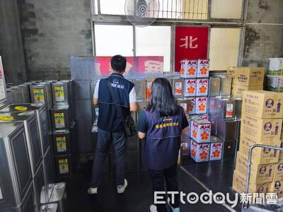 油價波動驚動市府 台中稽查8家18公升桶裝油商查庫存