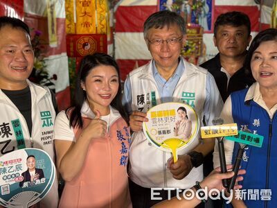 虎尾中元祭「驚見藍白合」 柯文哲力挺張嘉郡:未來好縣長