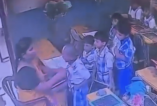 印6歲男童「遭女老師掌摑」當場癱軟倒地身亡！ 恐怖體罰畫面曝