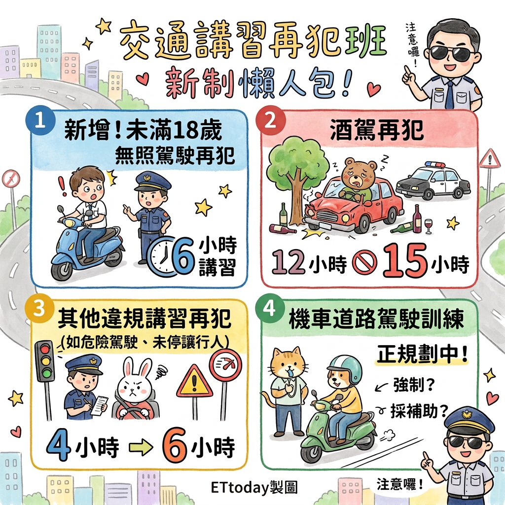 ▲▼9月底4項交通新制。（AI協作圖／記者李姿慧製作，經編輯審核）