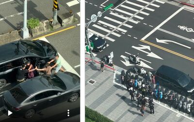 信義區「男子抱摔荷蘭網紅」 黑歷史起底風向大逆轉