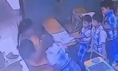印6歲男童「遭女老師掌摑」當場癱軟倒地身亡! 恐怖體罰畫面曝