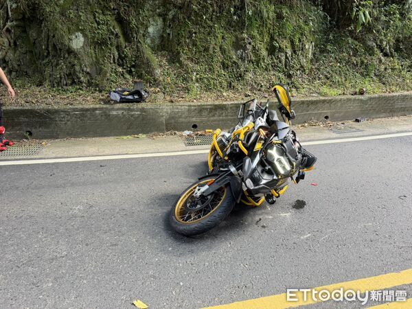 英籍洋女婿北宜跑山「失控外拋」撞貨車 143萬BMW大黃蜂全毀