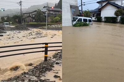 快訊/日本福井「毀滅性大雨」!路變土黃汪洋 下令24萬人立即避難