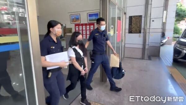 ▲▼瑞芳婦遭詐騙，取款女車手到場面交，警方秒逮人。（圖／記者郭世賢翻攝）