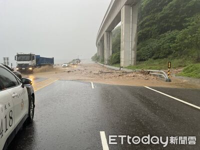 快訊／連日降雨台東台9線403-404k土石流　南下車道封閉