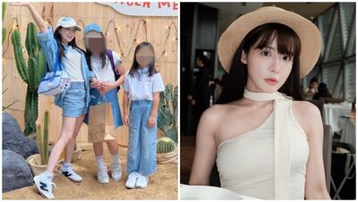 素顏送2孩開學！外送員經過問「妳們都差1歲嗎」 阿沁辣妻：咦？