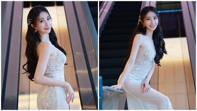 中信人氣啦啦隊「下半身全是洞」現身萬豪酒店!胸上透視…S曲線被看光