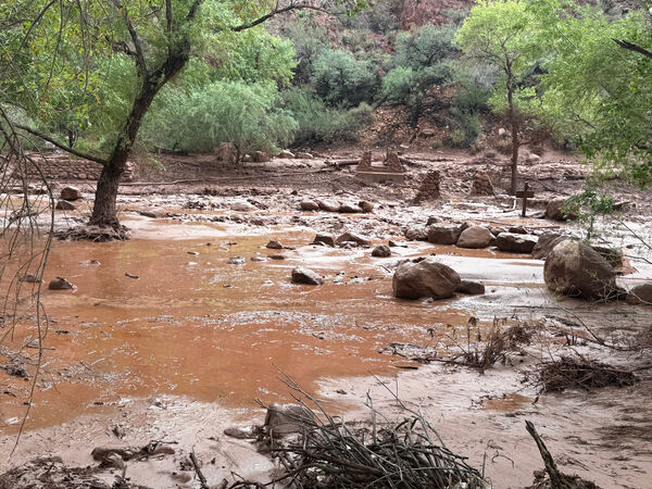 ▲▼美國大峽谷國家公園（Grand Canyon National Park）29日下午突遭暴洪襲擊。（圖／達志影像／美聯社）