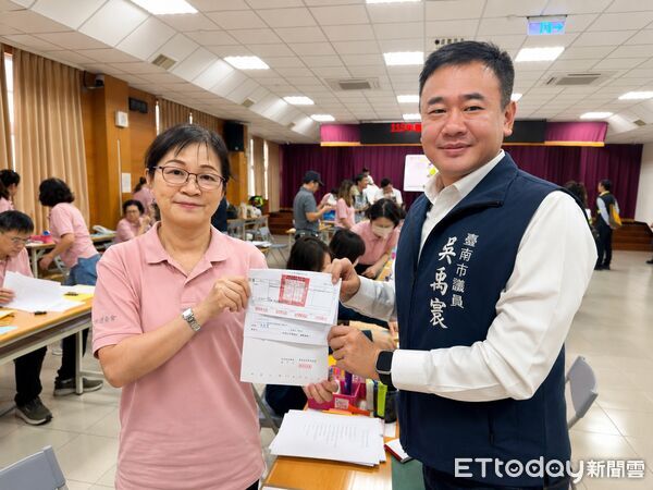 吳禹寰登記參選台南市議員拚連任 9月13日成立競選總部