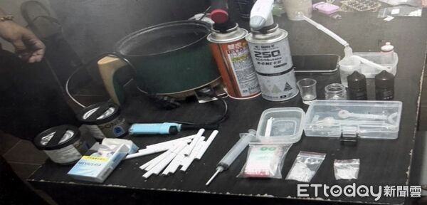 台東檢警偵破非法製造依托咪酯 租屋處起獲多種毒品及製毒工具