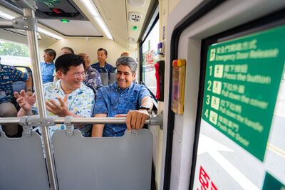 啟動氫能倡議、MIT電動巴士正式交車 林佳龍見證台帛綠能合作