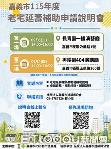 嘉義市老宅延壽計畫9/1開跑　首創「嘉屋」加分制助老屋變身