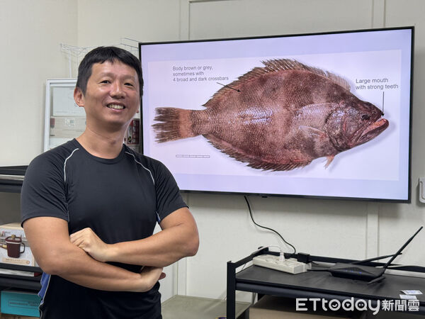 ▲立中山大學海洋事務所副教授林裕䕒以人類的左右撇子為發想，探討比目魚眼長在左邊或右邊對演化有何影響，研究成果發表在國際期刊《科學報告》（Scientific Reports）。。（圖／記者許宥孺翻攝）
