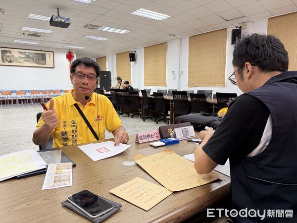 ▲▼ 金門議員參選人戴德滿。（圖／記者鄭逢時攝）