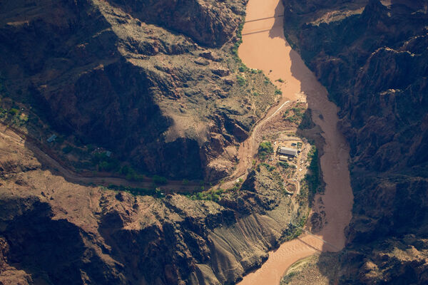 ▲▼美國亞利桑那州大峽谷（Grand Canyon）洪災。（圖／達志影像／美聯社）