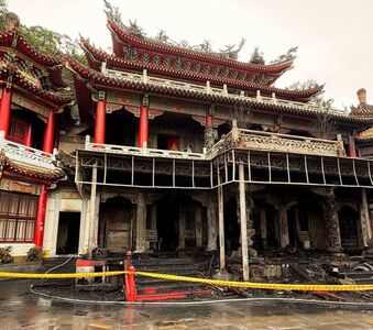 指南宮惡火原因找到了！廟方曝奇蹟：2、3樓眾神尊完好無損