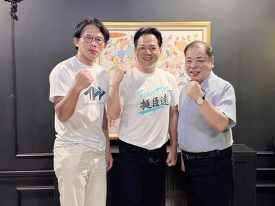 竹北市長拚到底！邱臣遠拜會陳見賢　感激「關鍵時刻得到全力支持」