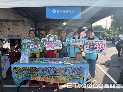 台東警察局響應交通安全月　加強宣導停讓文化與機車安全