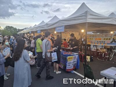 刑警大隊深入東岸舖食節宣導防詐　寓教於樂提升民眾識詐能力