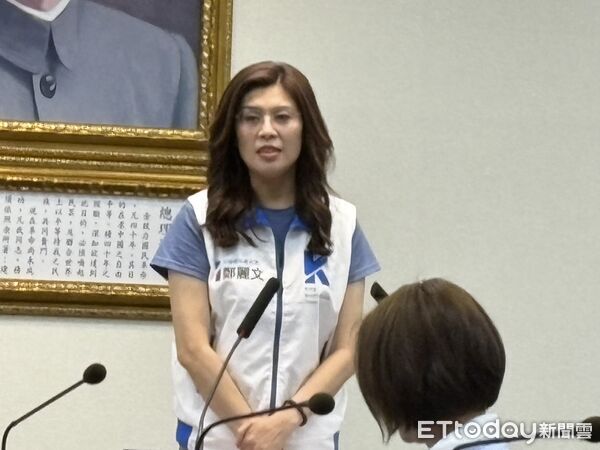 ▲▼國民黨主席鄭麗文中常會致詞。（圖／記者鄭佩玟攝)