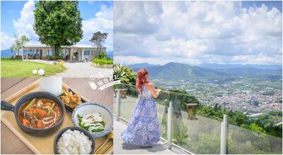 崖邊玻璃屋180度俯瞰埔里!南投景觀餐廳6選 還能體驗飛行傘