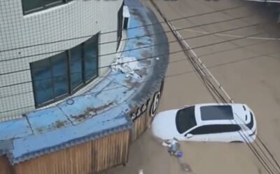 「沙德爾」回馬槍! 登陸福建夾帶暴雨...寧德淹到商店不見大門