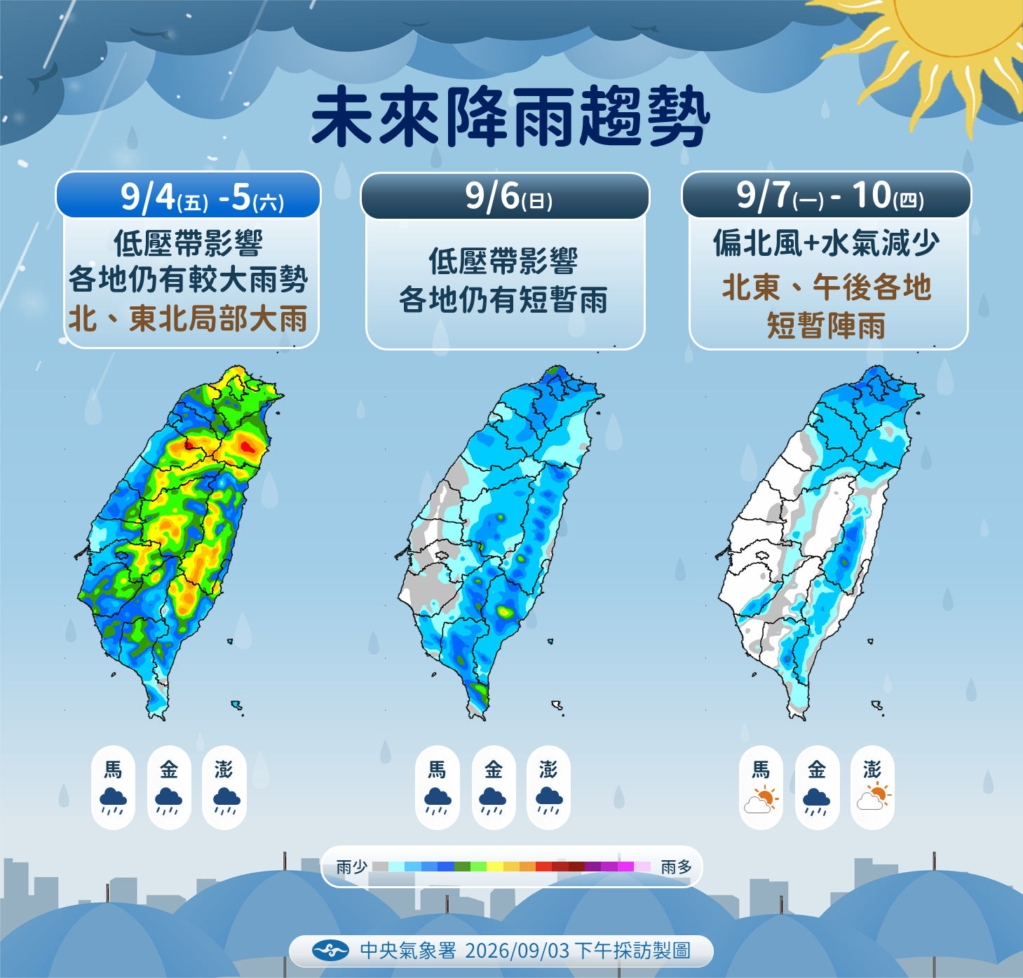 ▲▼未來一周天氣。（圖／氣象署提供）