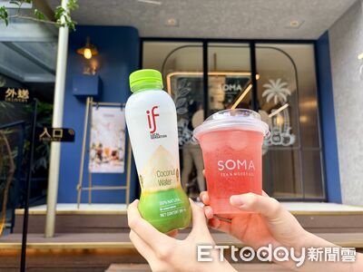 清心福全「咖波」9款新紙杯上市　SOMA推「if椰子水」特調飲