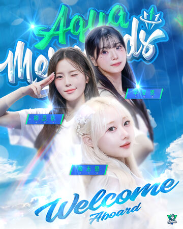 ▲南韓人氣啦啦隊女神柳辰京、韓志恩、李夏恩加入AQUA MERMAIDS應援行列。（圖／海神提供）