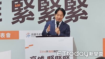 酸問A答B!賴清德要陳其邁感謝蔣萬安 「沒他大家不知你做那麼好」