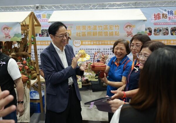 ▲桃園社區照顧據點成果展