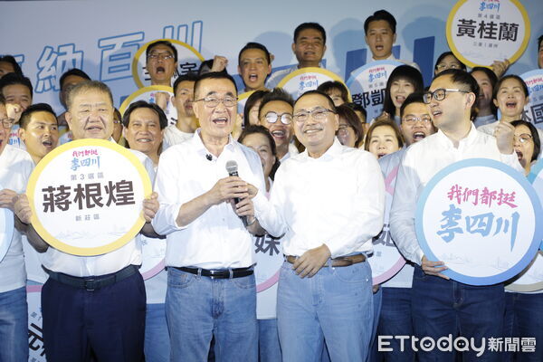 力拼交棒！侯友宜至少10度同台李四川 李乾龍曝競總主委敲定侯