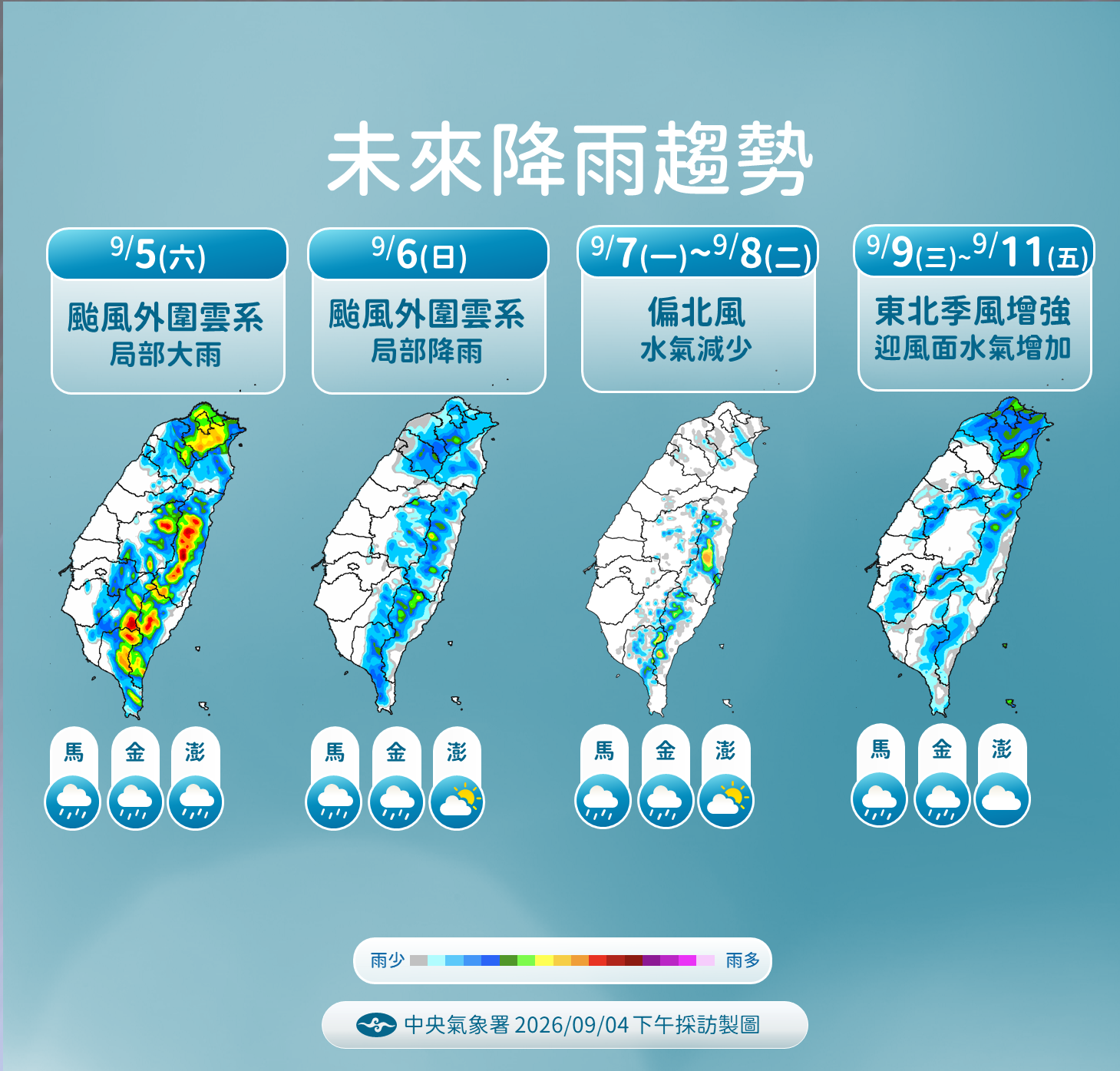 ▲▼天氣。（圖／氣象署提供）