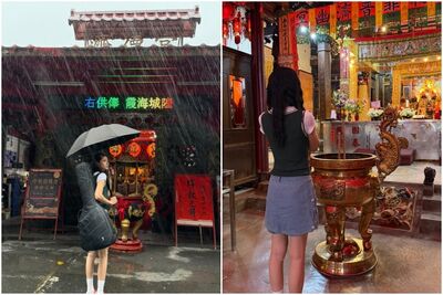 李千娜傳「工作收入幾乎是0」 突冒雨現身汐止濟德宮...近況曝光