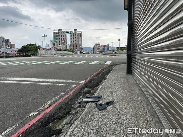 ▲▼台中酒駕自撞。(圖/記者許權毅攝)
