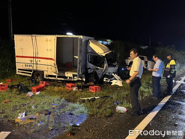 ▲▼花蓮光復台9線發生小貨車與自小客車對撞，造成2死1重傷。（圖／記者王兆麟翻攝）