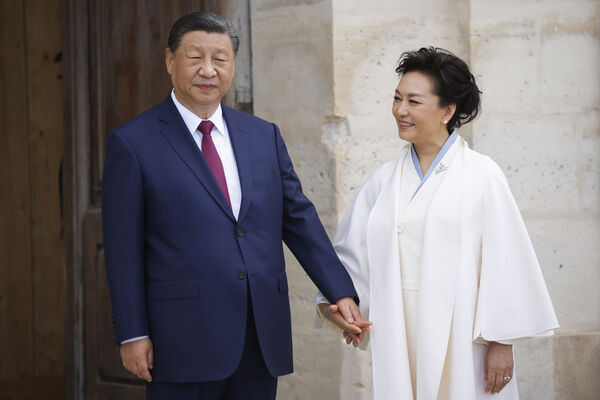 ▲▼中國國家主席習近平與夫人彭麗媛。（圖／達志影像／美聯社）