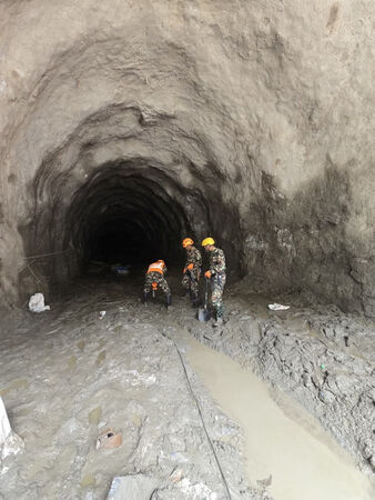 ▲▼尼泊爾「上翠蘇里3A水力發電計畫」（Upper Trishuli 3A hydropower project）遭洪災重創。（圖／路透）