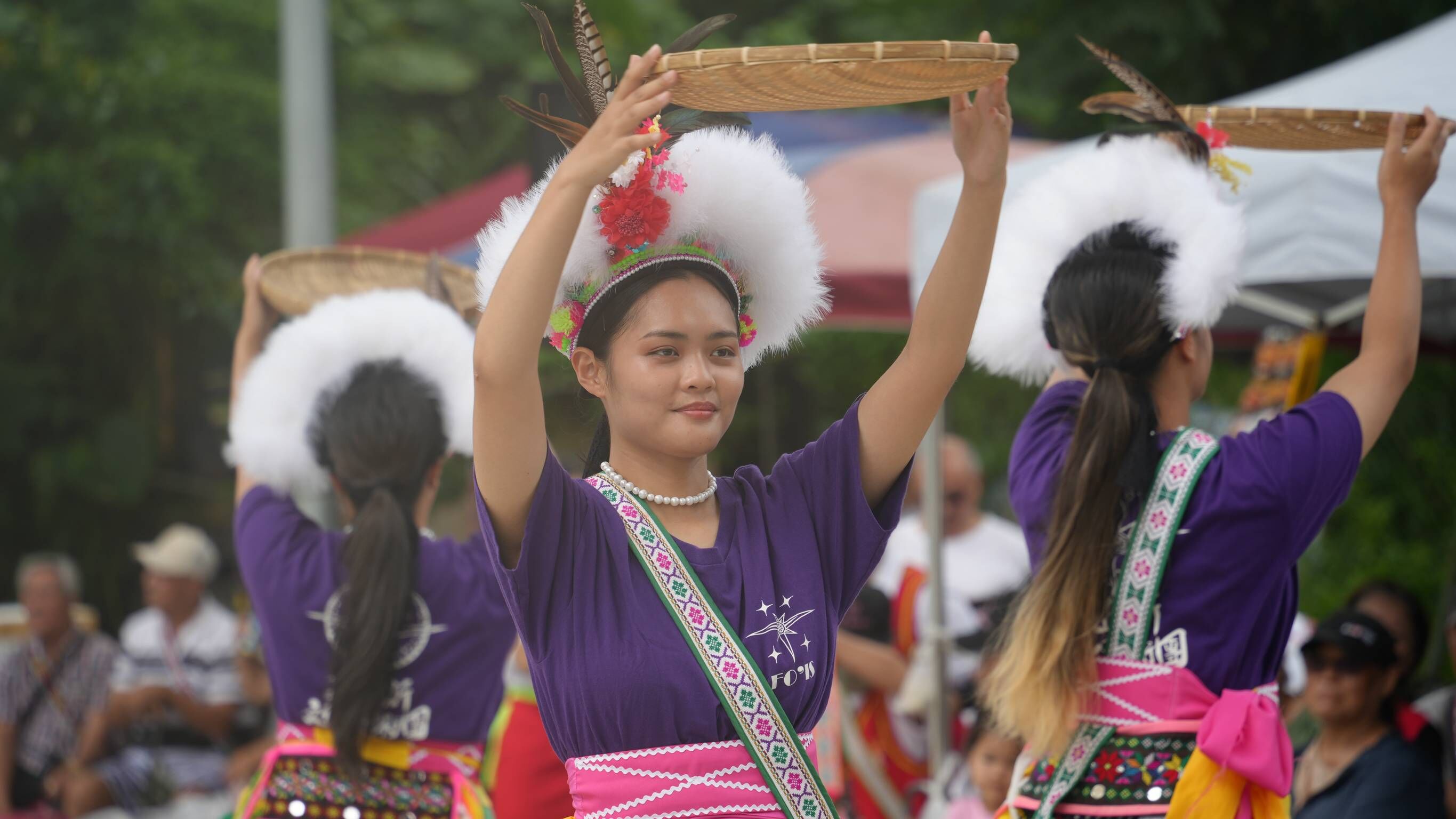 ▲基隆安樂區原民專屬場地啟用首辦豐年祭。（圖／記者郭世賢翻攝）